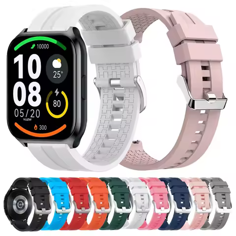20mm Silicone Watchband Strap For Huami Amazfit GTS 4/2 Mini GTS 3 2e Sport Wristband belt For Haylo