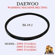 DWF-T7525ELC DWF-T7525ELG DWF-7525EDG WINIA DAEWOO WASHING MACHINE BELTING M-19.5
