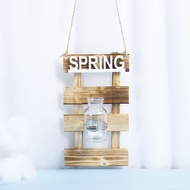 🚓American Country Wooden Hanging Wall Decoration Wall Decorative Pendant Wall Hanging Kitchen Restaurant Background Wall