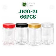 J100-21 / SP 8190 / NCI 4021 / CONTAINER 66 PCS/ BLACK / GOLD / TRANSPARENT CAP / BALANG PLASTIK