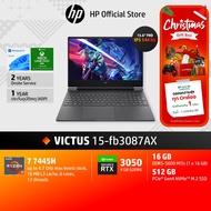 HP Victus 15 | Ryzen 7 7445H | RTX 3050 | 16GB/512GB | FHD IPS 144 Hz| 15-fb3087AX โน๊ตบุ๊ค Gaming |