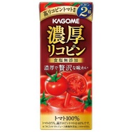 Kagome Tomato Juice Kagome Concentrated Lycopene 195ml x 24 bottles No salt added No salt