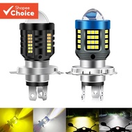 P15D BA20D H6 LED Motorcycle Headlight Lens Hi-Lo Beam Fog Signal Lamp 12V 24V 6000K