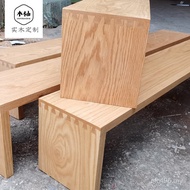 U-Shaped Partition Rack Log Flower Rack 9U Wall-Shaped Bookshelf Solid Wood Storage Rack Shelf Wall-