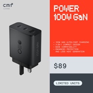 CMF Power 100W GaN Charger | 3-in-1 compact design | 100W GaN ultra-fast charging | Wide compatibili