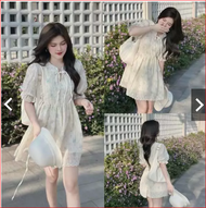 Đầm babydoll ren mặc đi biển đi chơi siêu xinh Nancy Dress