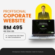 Business Website Design and Hosting Services for Coporate | Static Website | Wordpress