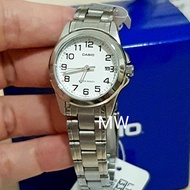 Genuine Casio Dress Watch Ladies Analog Quartz Numbering Date 50M LTP-1215A-7B2