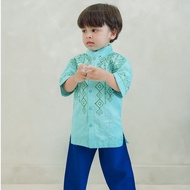 [AMBER] 2-7T Zaki koko Set Shirt Boys'koko | Muslim Eid Clothes 2025 FK41