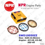 Original NPR Piston Ring Set Perodua Myvi 1.3 1.5 Lagi Best Alza Kembara DVVT K3-VE K3-DE 3SZ-VE (SW