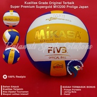 Bola Voli Empuk Original Mikasa MG MV2200 Supergold Japan Volley Ball Voli Poli Asli