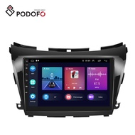 Podofo 2Din 10.1" Android 13 1+16/2+32G Car DVD Player For Nissan Murano 2015 2016 2017 CarPlay GPS 