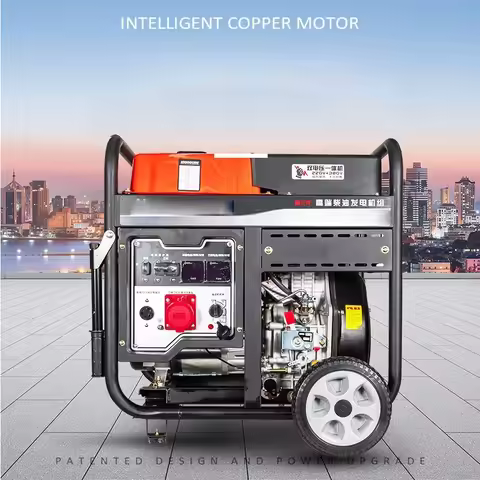 Upgrade Diesel Generator 3kw 5kw Single-phase Outdoor 6.5kw 8kw Small Generator 220V 380V