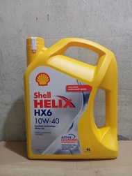 OLI MOBIL SHELL HELIX HX6 10W-40 | HX6 4 LITER MURAH