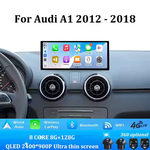 Android 16 For Audi A1 2012 - 2018 Car Multimedia Radio Player DSP Stereo Navigation GPS WIFI Ultra-