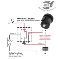 LTC S366 2PIN ADJUSTABLE BLINKET FLASHER RELAY DC12 50c/m-200c/m