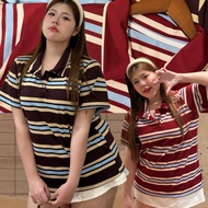 Striped Polo Shirt Chest Size 52 Inches