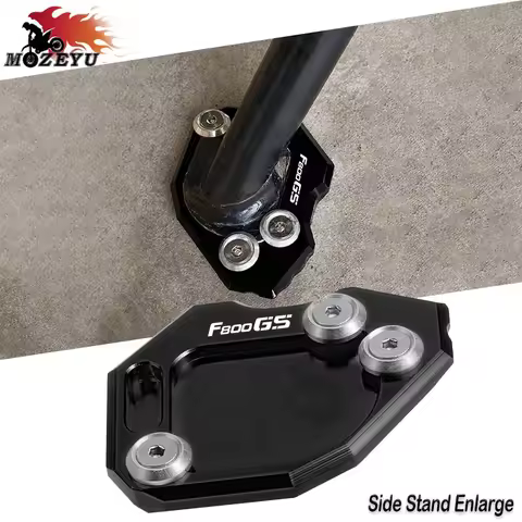 Motorcycle F 800GS ADV Side Stand Enlarger Pad Plate Kickstand For BMW F800GS Adventure F800 GS F 80