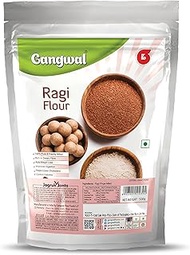 Gangwal Ragi Flour 500g | 100% Natural Finger Millet Flour | Ragi Atta/ Nachni Atta | Kelvaragu Flour | Rich in Dietary Fibre