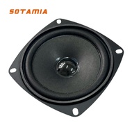 SOTAMIA 1pcs 4 Inch Full Range Speaker 4 Ohm 20W Subwoofer Square Home Bluetooth Radio Speaker Playe