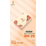 Qivea Empire | 100 % Original | Papaya Whitening Soap Scrub