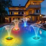 Plastic Water Resistant LED Water Show Light With 4 Light picks And 4 Water Adjustments For Pools An