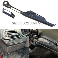 yolandd สำหรับ Hyundai I30 N 2018-2023 ไดรฟ์ซ้าย Auto คาร์บอนไฟเบอร์ภายใน Dashboard Trim Stripe ไฟหน