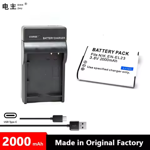 EN-EL23 ENEL23 EN EL23 Battery Charger For Nikon COOLPIX B700 P900s P900 P610s P610 P600 S810c Digit