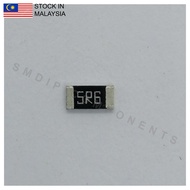 10PCS Taiwan-Grade 5.6R ±5%, 0805 SMD Resistor (5R6)
