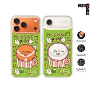 CaseClub Iphone Case Magnetic Fluffy Bunny Matcha Pattern For i17 Pro Max/i17 Pro/i Air/i17