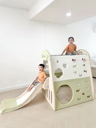 bebeplay ของเล่นปีนป่าย+สไลเดอร์ รุ่น Play House 8in1