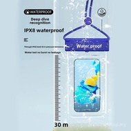 Universal IP68 Waterproof Phone Case Transparent Full Cover for iPhone Samsung Xiaomi
