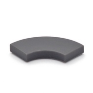 COOLPON|This Is LEGO Lego's Parts Dark Gray Tile Round Straw 2x2 Smooth Corner 27925