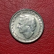 uang kuno koin asing 10 cents Wilhelmina Belanda 1948 TP 1456