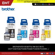 BROTHER INK BTD100 (BLACK/CYAN/MAGEBTA/YELLOW) 100% ORIGINAL