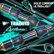 Original ARTEMIS Fishing Rod 1.5m-1.98m UL Power Solid Carbon Tip Micro-jigging Rod Ultralight Baitc