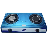 《Ready Stock》 Panalux Double Gas Stove Cooker 8 Burner Head + Infrared Gas Cooker PIS-212