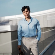 DANDY COSMO |[12สี]คอปกเสื้อเชิร์ต Premium HiQ Bamboo Fabric ผ้าใยไผ่ DANDY COSMO