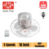 UMS NEIKEN AUTO FAN 16” 360° OSCILLATION | KIPAS SILING AUTO