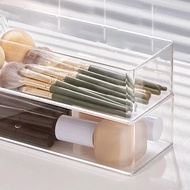 Drawer Storage Transparent Divider Box Cosmetic Lipstick Organizer Desktop Clutter U3h4