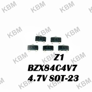 Zener Diode BZX84C4V7 4.7V BZX84C5V1 Z2 5.1V BZX84C5V6 Z3 5.6V BZX84C6V2 Z4 6.2V BZX84C6V8 Z5 6.8VSM