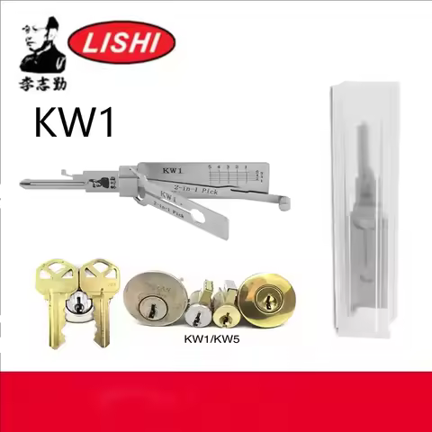 LISHI Pick Tool locksmhtis KW1 And KW5 Lishi Pick Tool For kwikest 5Pin or 6 Pin lock