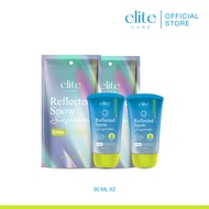 Elite care กันแดด อีลิท แคร์ รีเฟลค สโนว ซันสกรีน Reflected Snow Sunscreen SPF50 PA+++ [2 ชิ้น]  30m