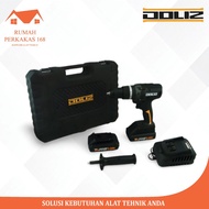 bd617 DOLIZ Cordless Brushless Impact Drill Mesin Bor Baterai Cordless