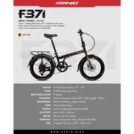 READY sepeda lipat genio f371 sepeda lipat 20 inch sepeda lipat dewasa
