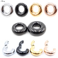 Alisouy 1PC Punk 316L Stainless Steel Magnetic Ear Weights Expander Stretcher Plugs Tunnels Gauge Ea