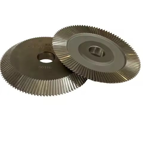 100teeth Milling Cutter(70X7.3X12.7)0011B in H.S.S for Wenxing Key Cutting Machines 201C 201 100E1 1