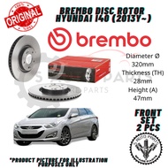 HYUNDAI I40 (2013Y~) (FRONT) 100% BREMBO BRAKE DISC ROTOR