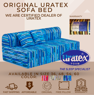 Uratex Sofa Bed With Free Pillow 3 years warranty (Sizes 36, 48, 54, 60)