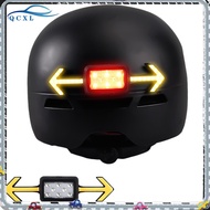 QCXL Bicycle Helmet Lights Wireless Remote Control Waterproof Usb Rechargeable Mountain Bike Warning Lights For High